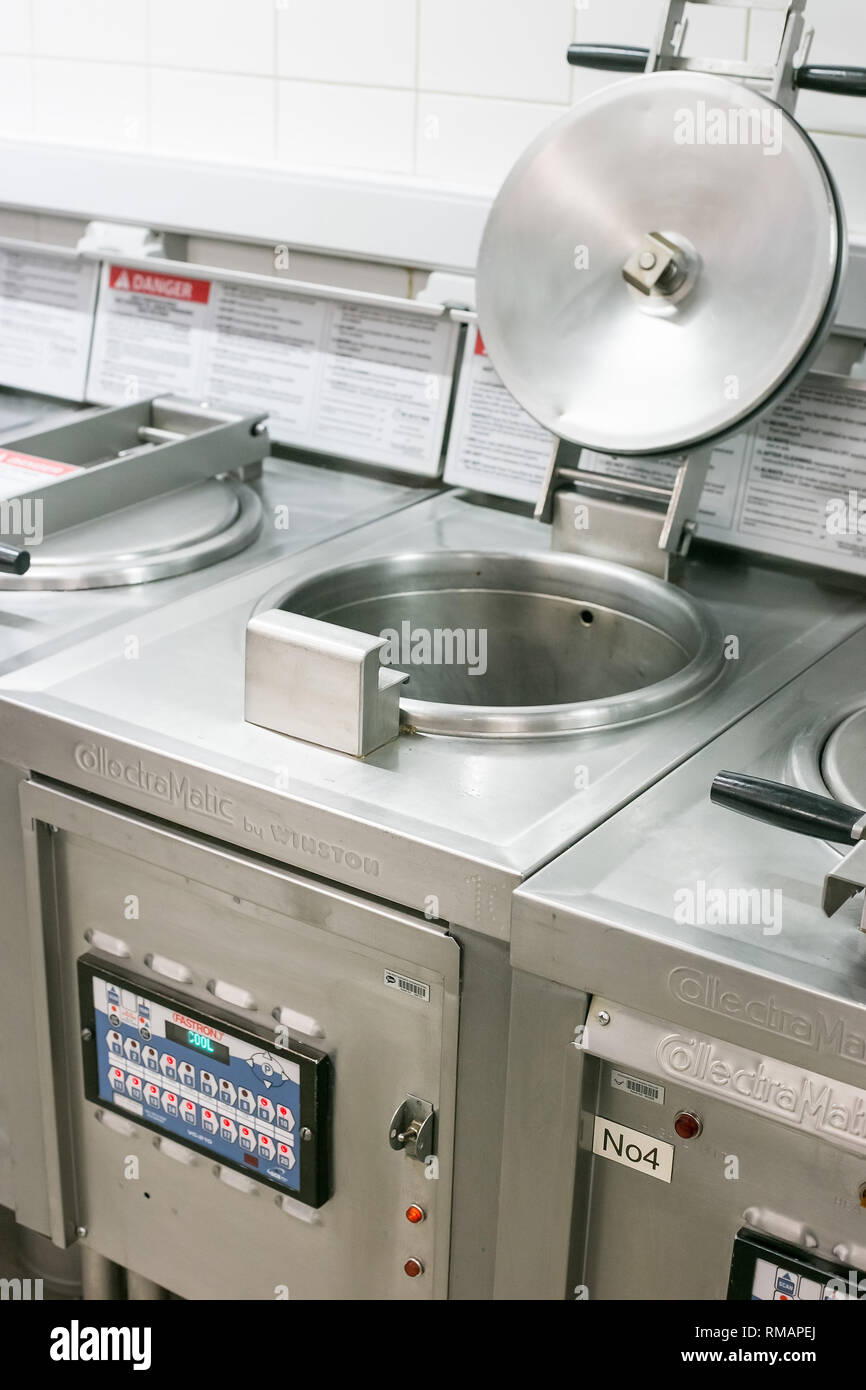 Johannesburg, South Africa 4 September, 2018 Deep fryer in take away