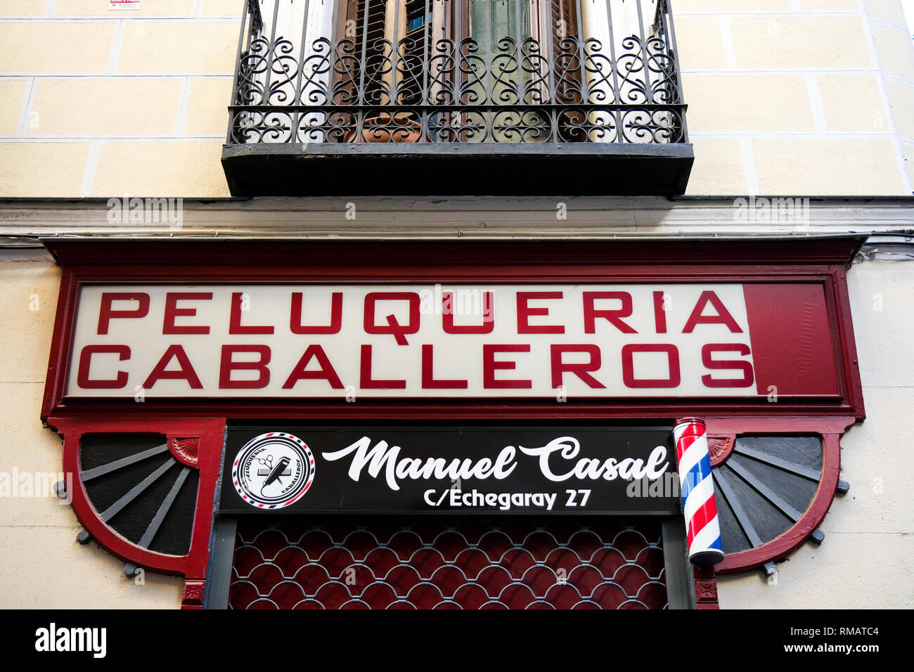 Hair shop, Madrid, Spain Stock Photo Alamy