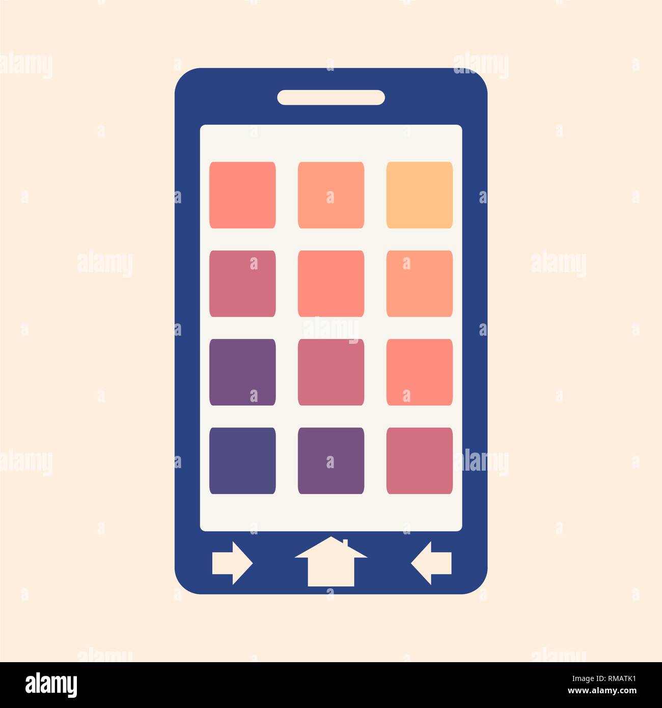 Abstract phone screen Stock Vector Image & Art - Alamy