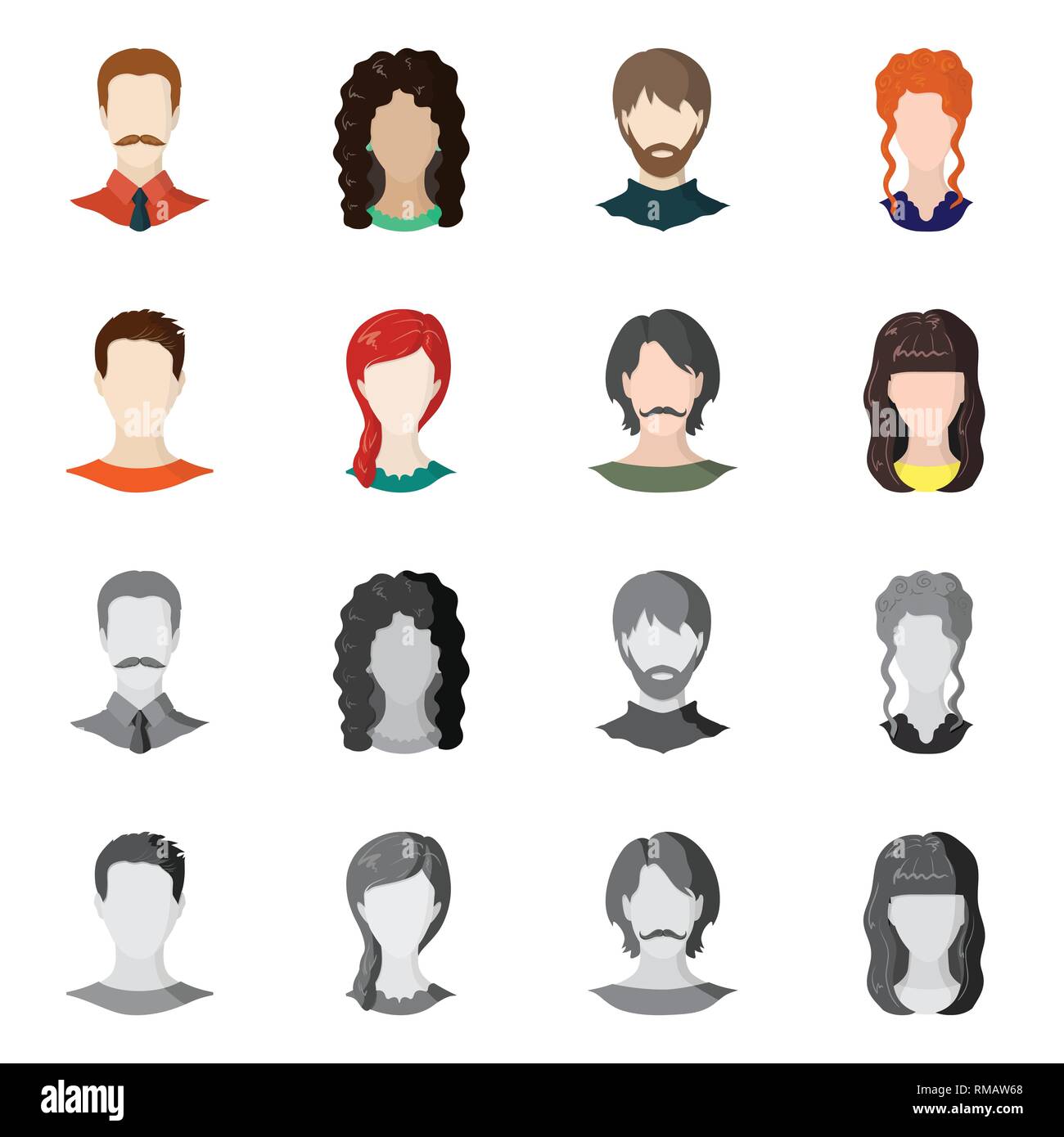 Vector illustration of professional and photo icon. Collection of ...