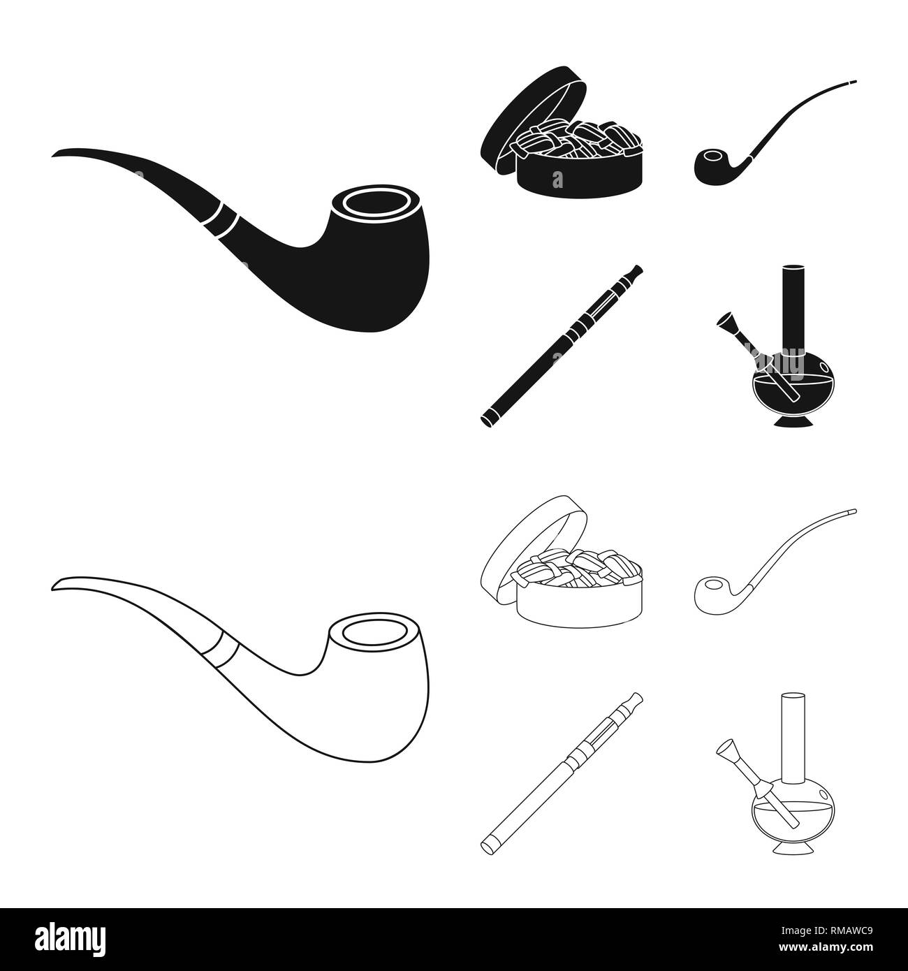 pipe,chewing,electronic,hookah,retro,addiction,filter,bong,wood,box,paper,drug,vapor,classic,harmful,vaporizer,bad,alternative,flask,detective,accessories,glass,style,candies,model,treatment,capacity,apparatus,refuse,stop,anti,habit,cigarette,tobacco,health,nicotine,smoke,statistics,set,vector,icon,illustration,isolated,collection,design,element,graphic,sign Vector Vectors , Stock Vector