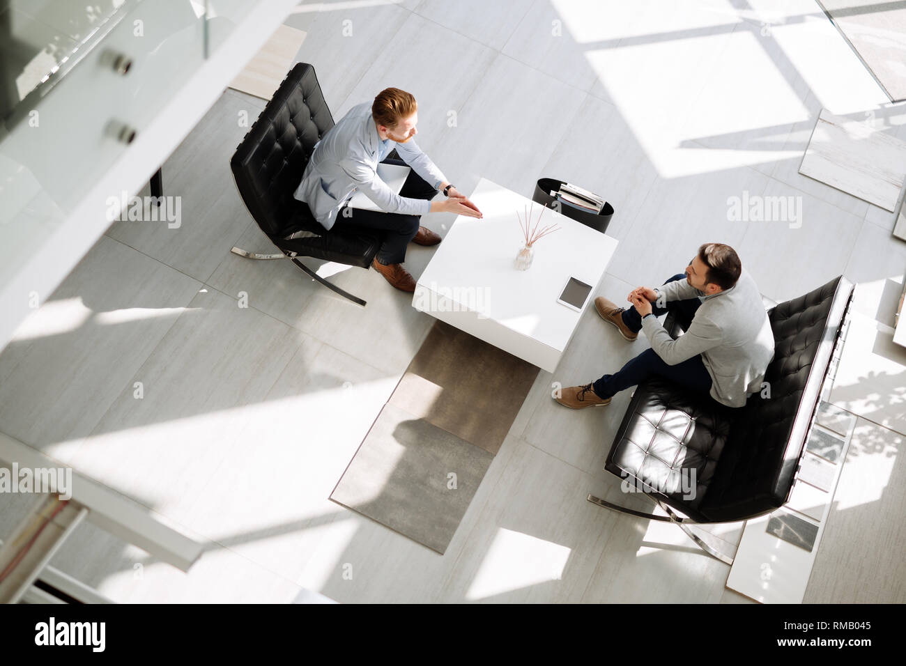 Business people discussing ideas Stock Photo
