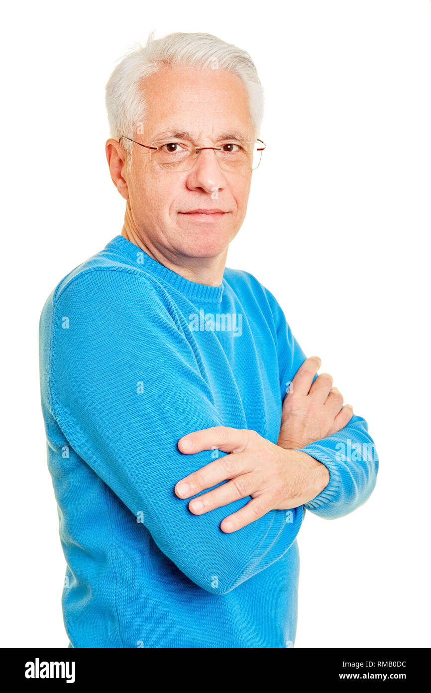 Old man profile portrait hi-res stock photography and images - Alamy