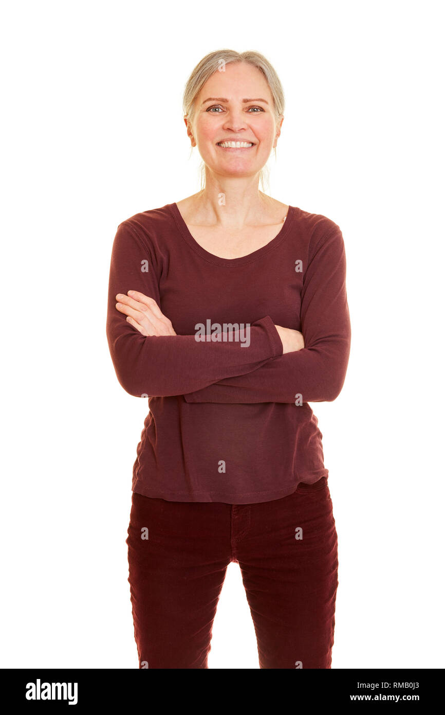 Slim attractive senior woman hi-res stock photography and images - Alamy