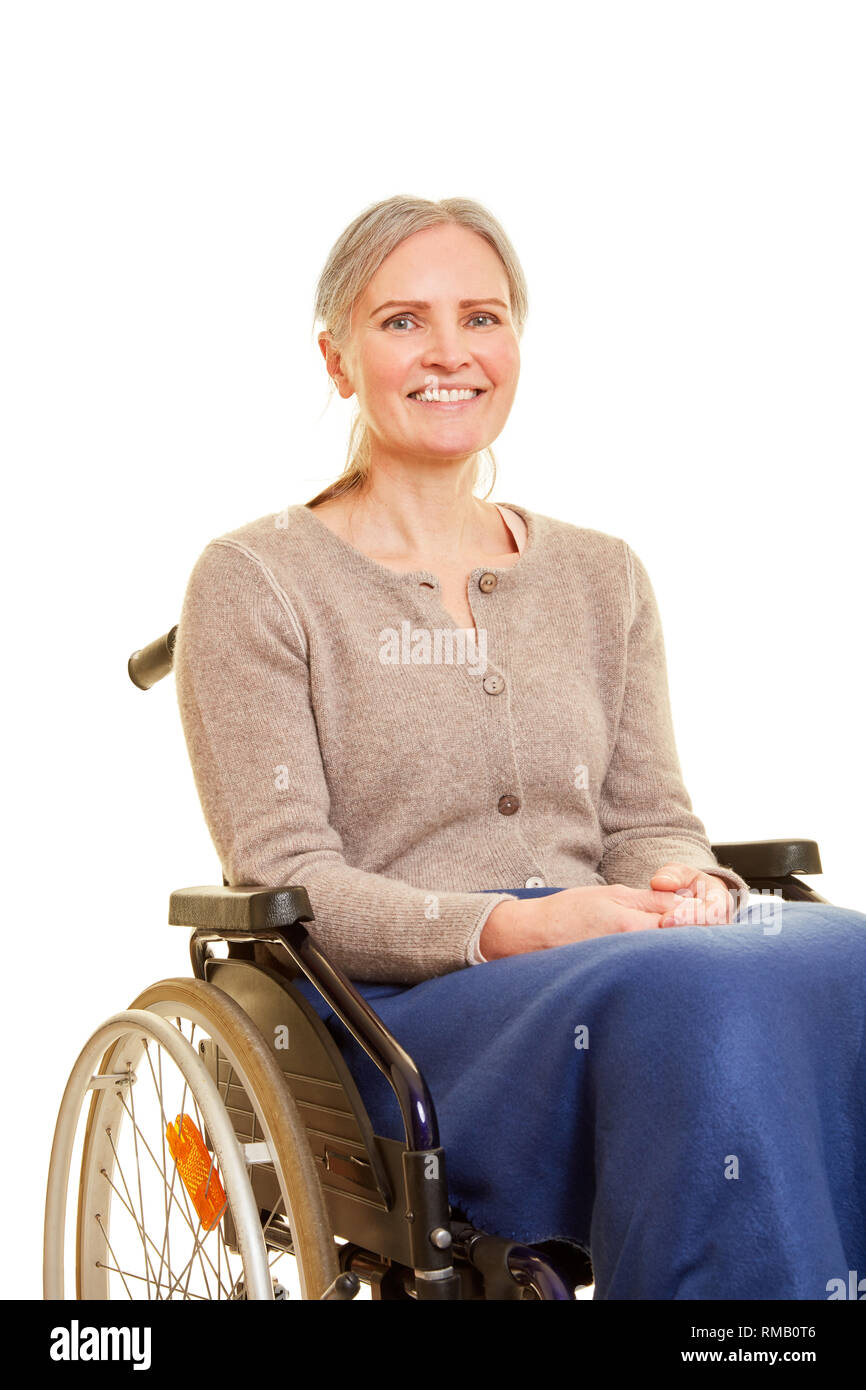 Happy wheelchair user hi-res stock photography and images - Alamy