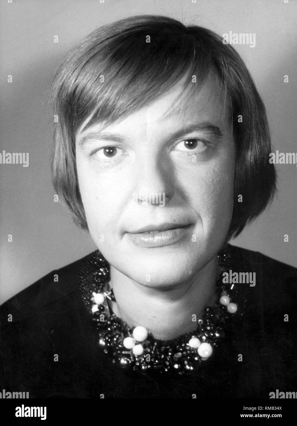 Undated Portrait Of The Austrian Writer Ingeborg Bachmann Undated Photo Probably In The Late 1950s Stock Photo Alamy