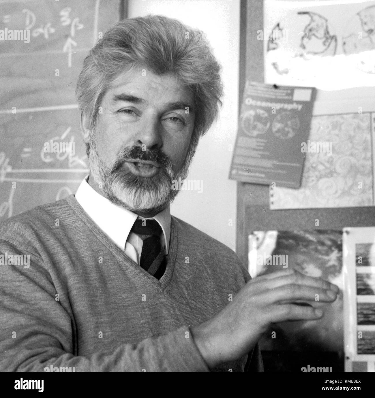 Klaus Hasselmann (born on 25 Oct. 1931 in Hamburg) German climate researcher, meteorologist, oceanologist and director of the Max Planck Institute for Meteorology, Hamburg (1986). Stock Photo