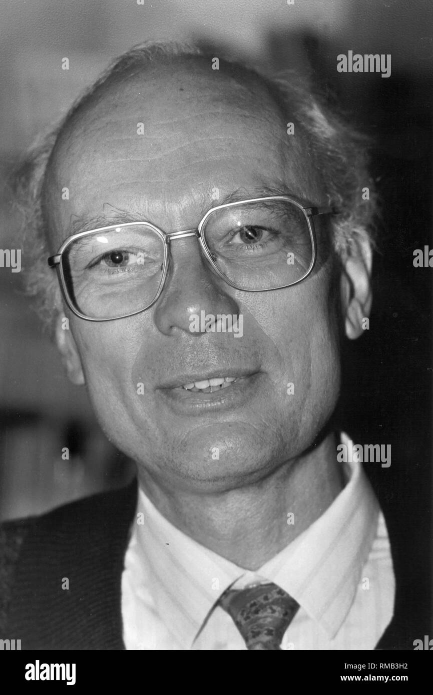 Klaus Michael Meyer-Abich, a German natural philosopher and politician Stock Photo