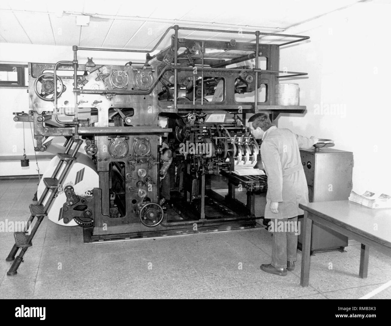 Newspaper Rotary Printing Machine High Resolution Stock Photography And Images Alamy