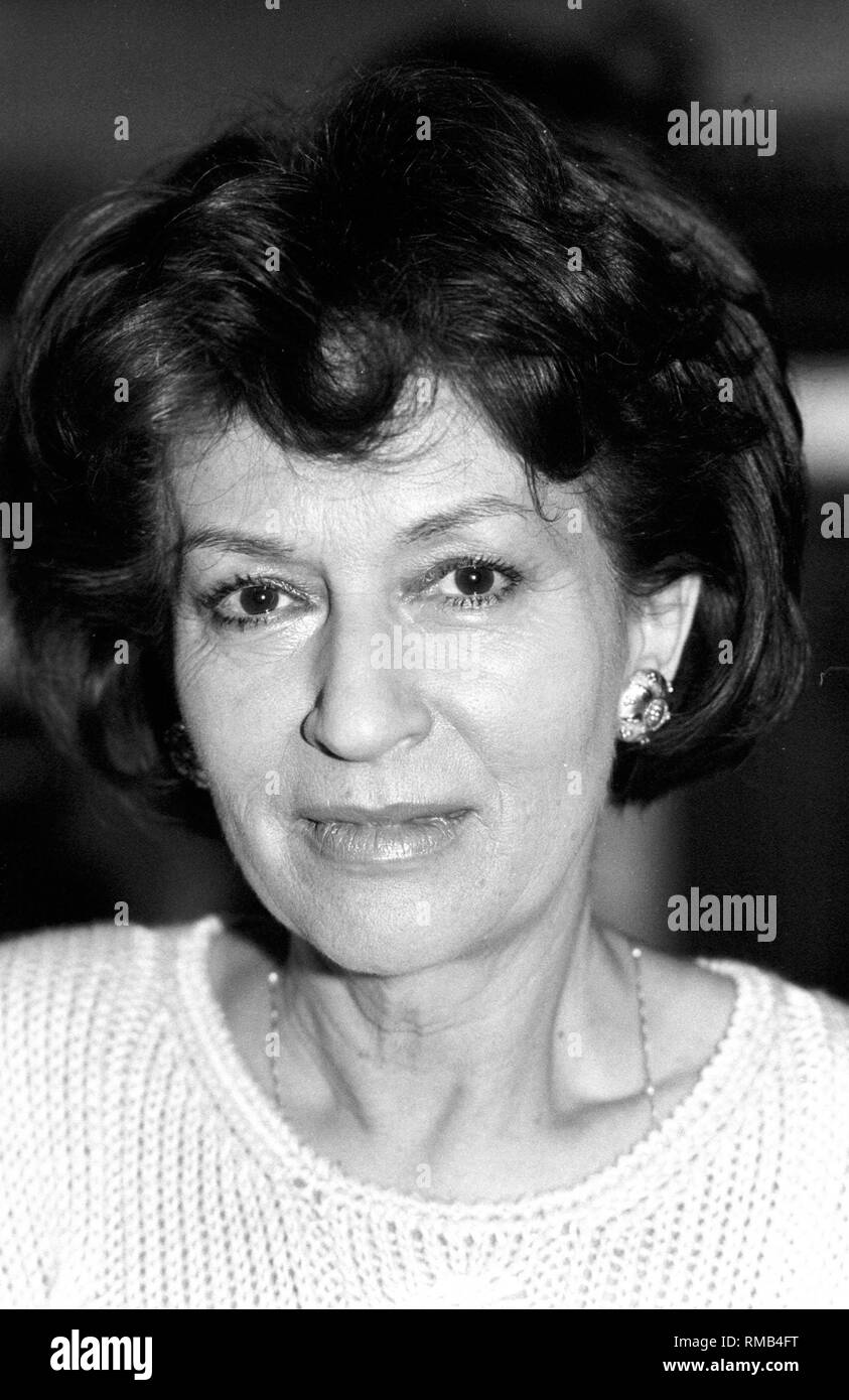 The German actress and theater manager Ursula Lingen (photo) celebrated her 75th birthday on February 9, 2003. Stock Photo
