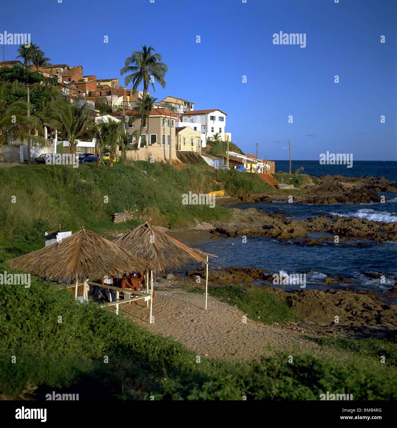 The beach 'Santana' in Salvador. Stock Photo