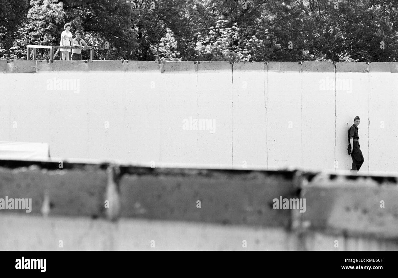 The Berlin Wall in the Neukoelln district Stock Photo Alamy