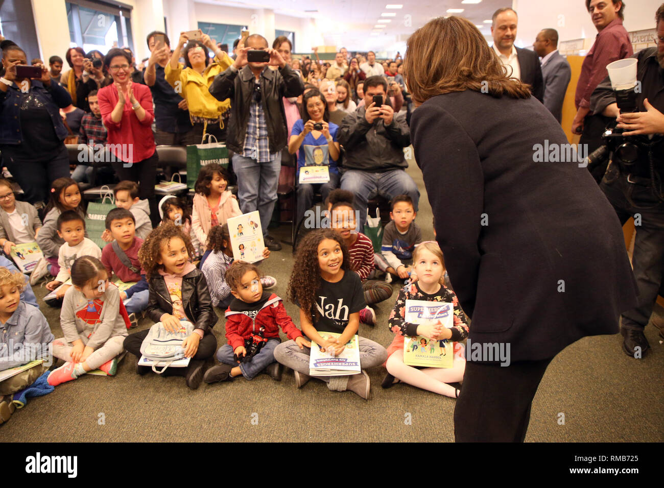 Kamala Harris Signs Copies Of Her New Book "Superheros Are Everywhere ...