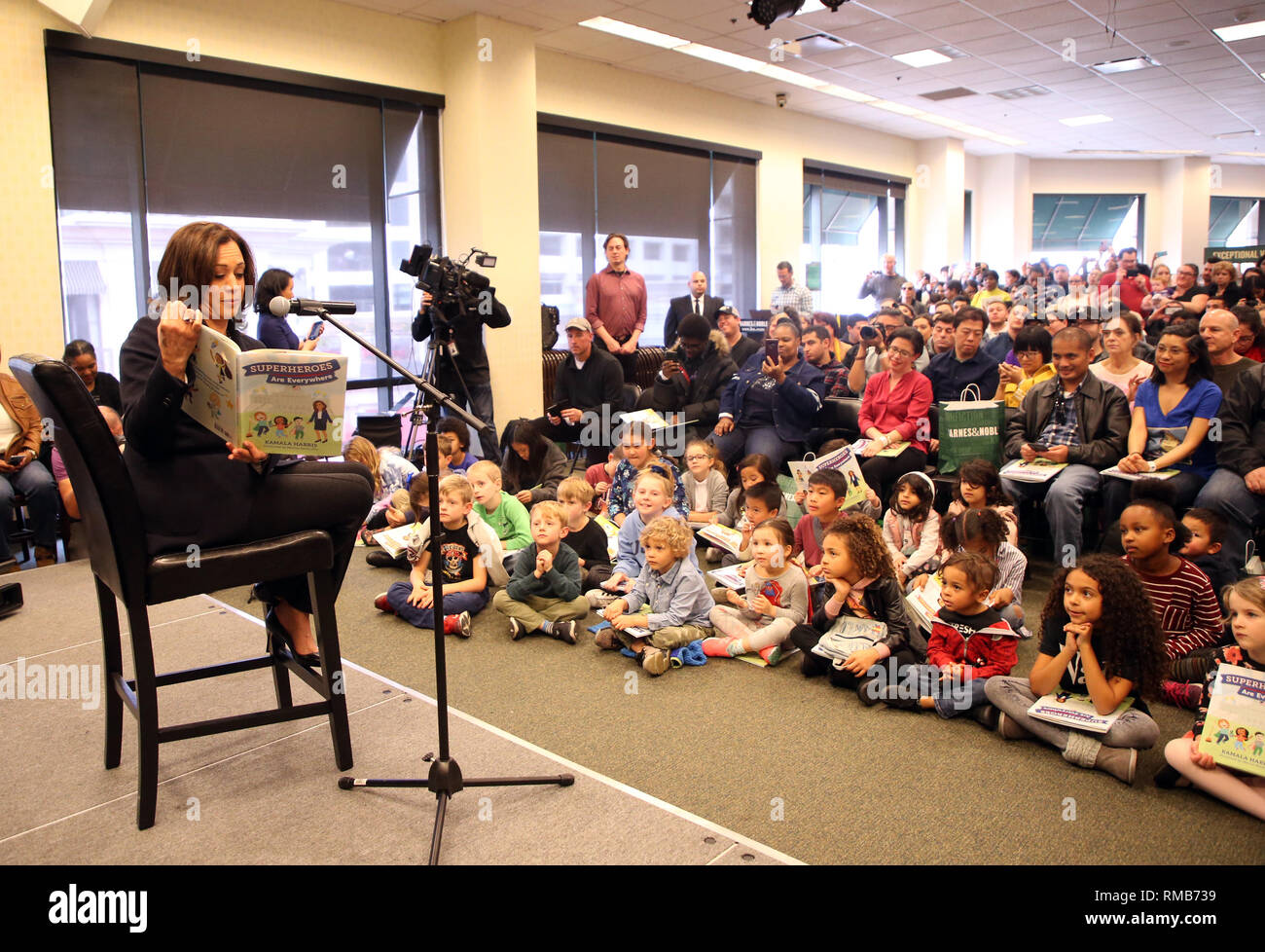 Kamala Harris Signs Copies Of Her New Book "Superheros Are Everywhere ...