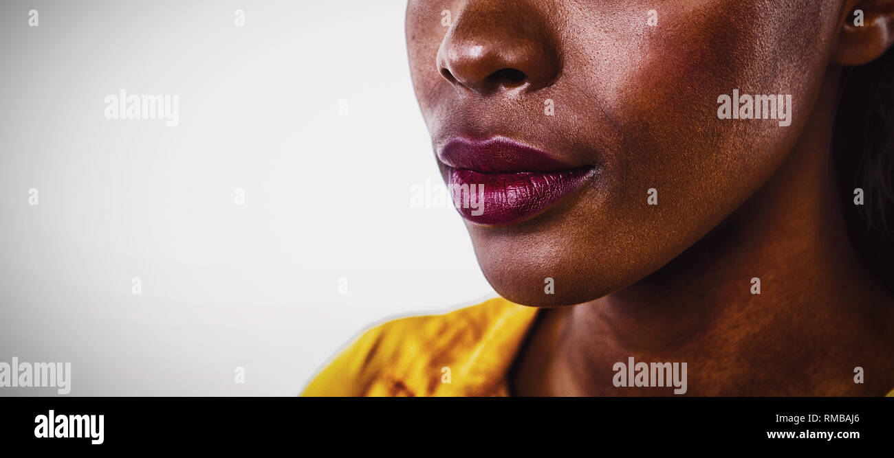 Close up young brunette hi-res stock photography and images - Alamy