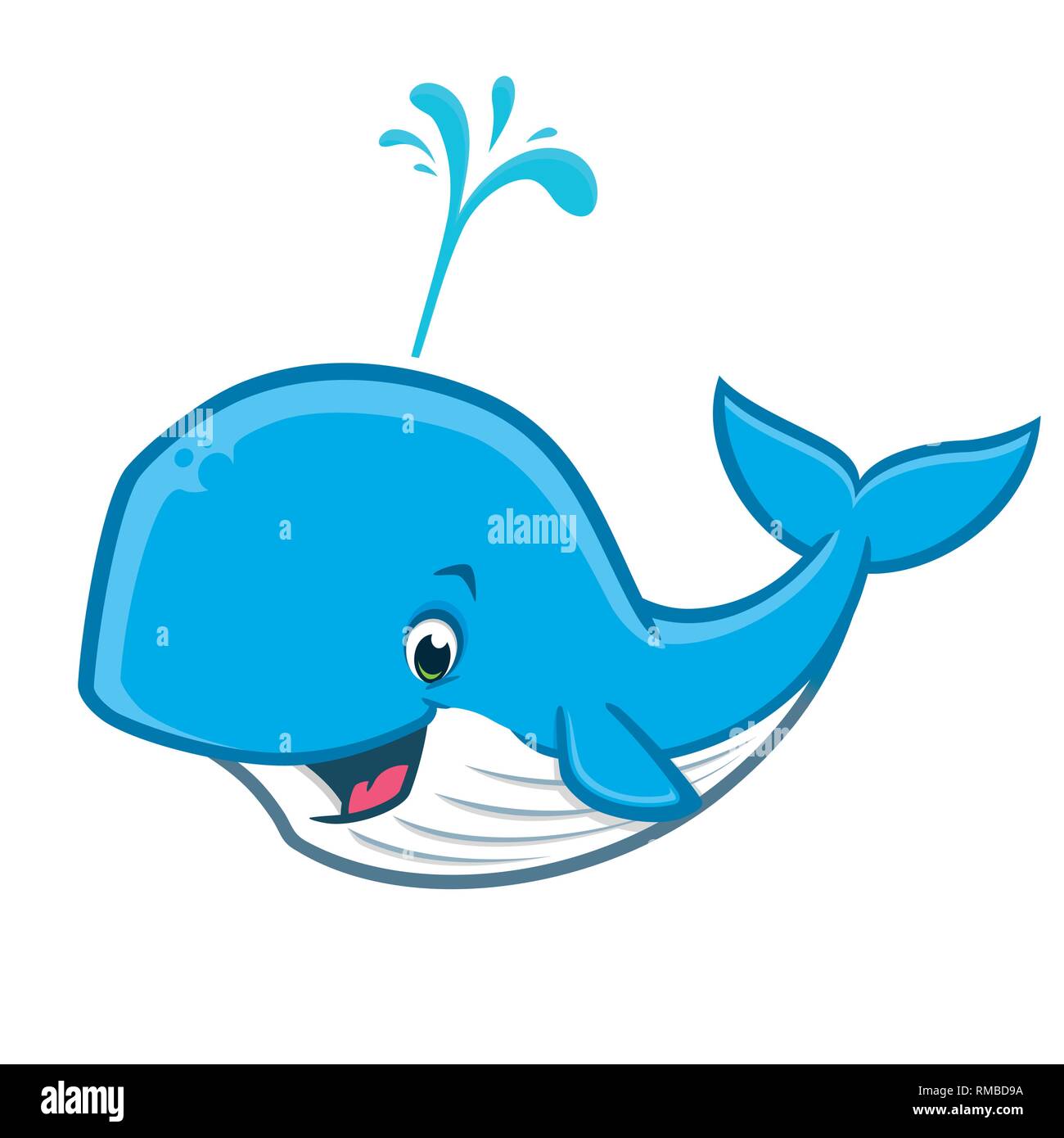 Cartoon whale Cut Out Stock Images & Pictures - Alamy