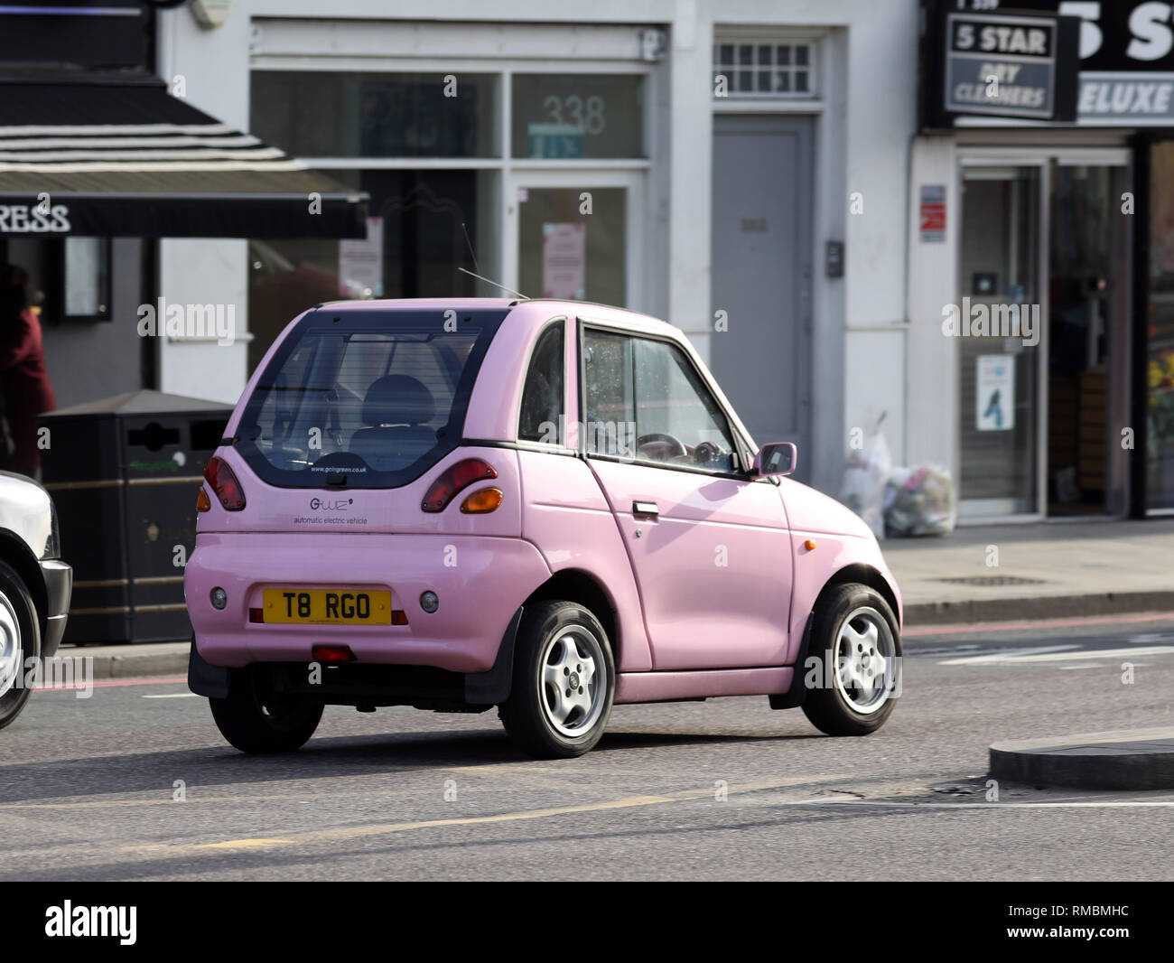 REVAi, known as G-Wiz in the United Kingdom, is a small micro electric car, made by the Indian manufacturer Reva Electric Car Company between 2001 and Stock Photo