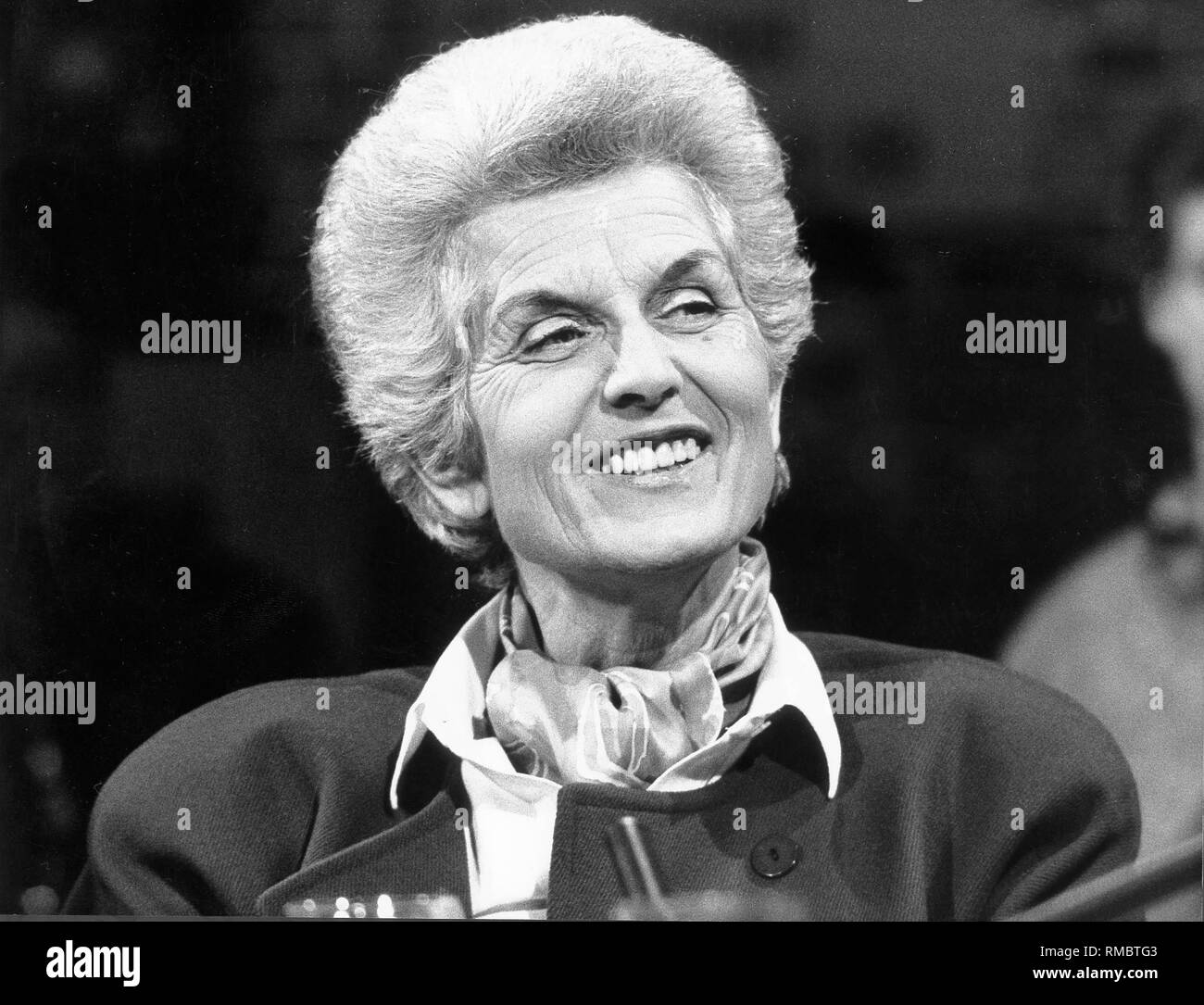 Freda MeissnerBlau, Austrian member of parliament for the Greens Stock