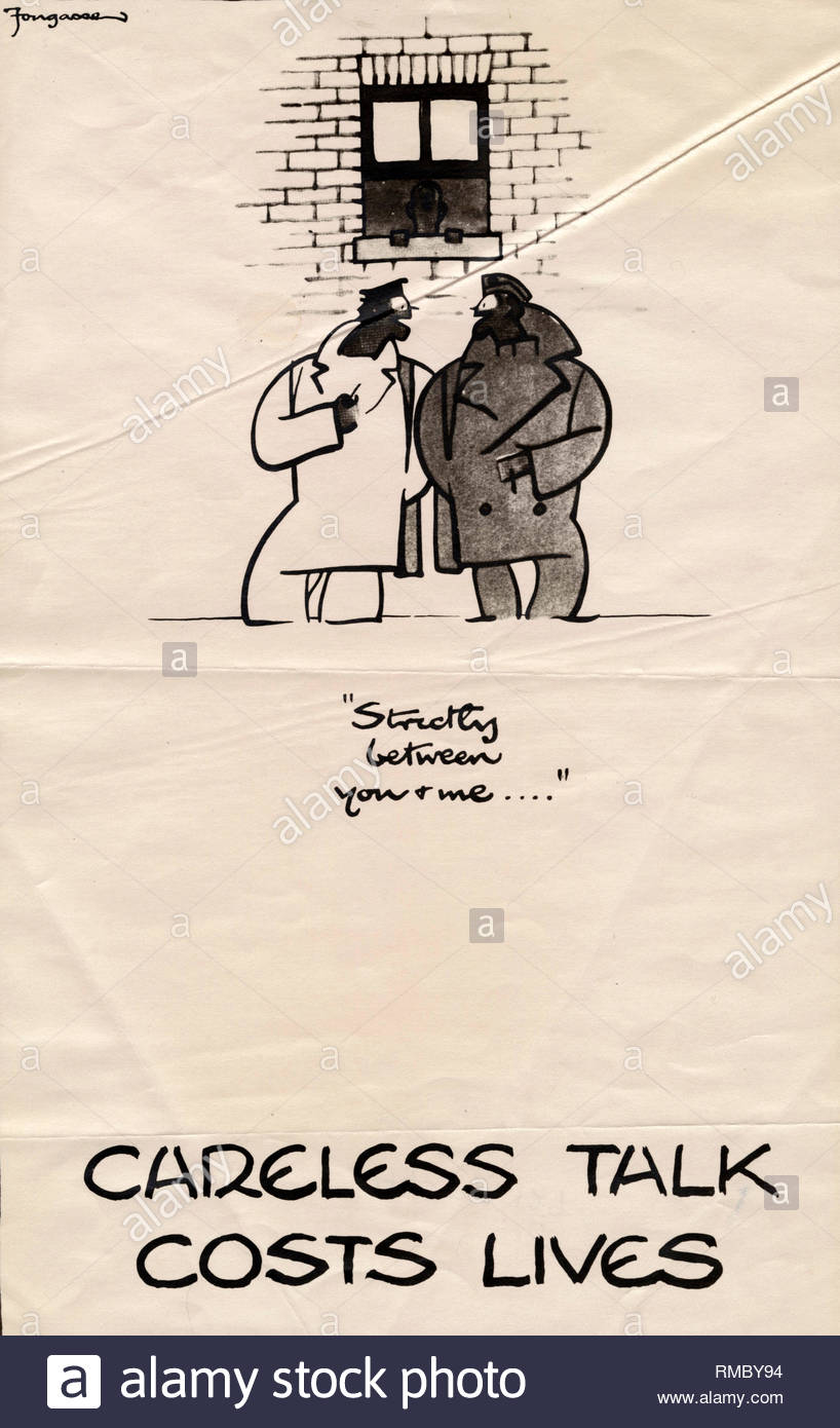 Careless Talk Costs Lives British World War 2 Public Information