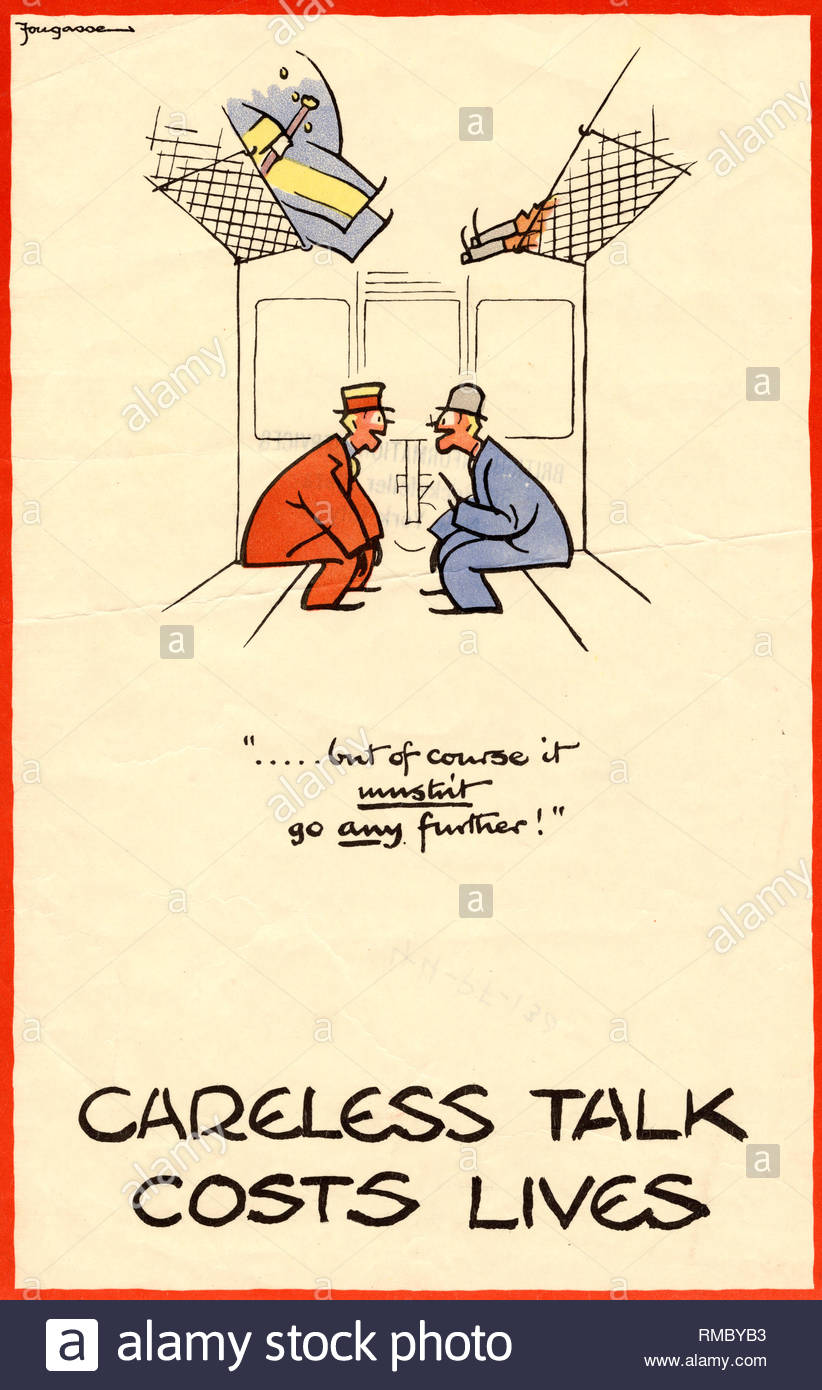 Careless Talk Costs Lives British World War 2 Public Information