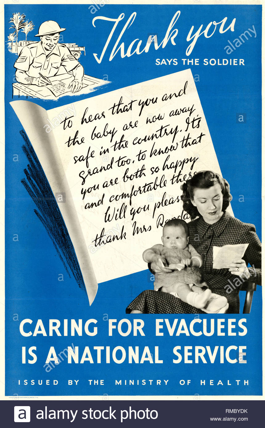 World war two children evacuees hi-res stock photography and images - Alamy