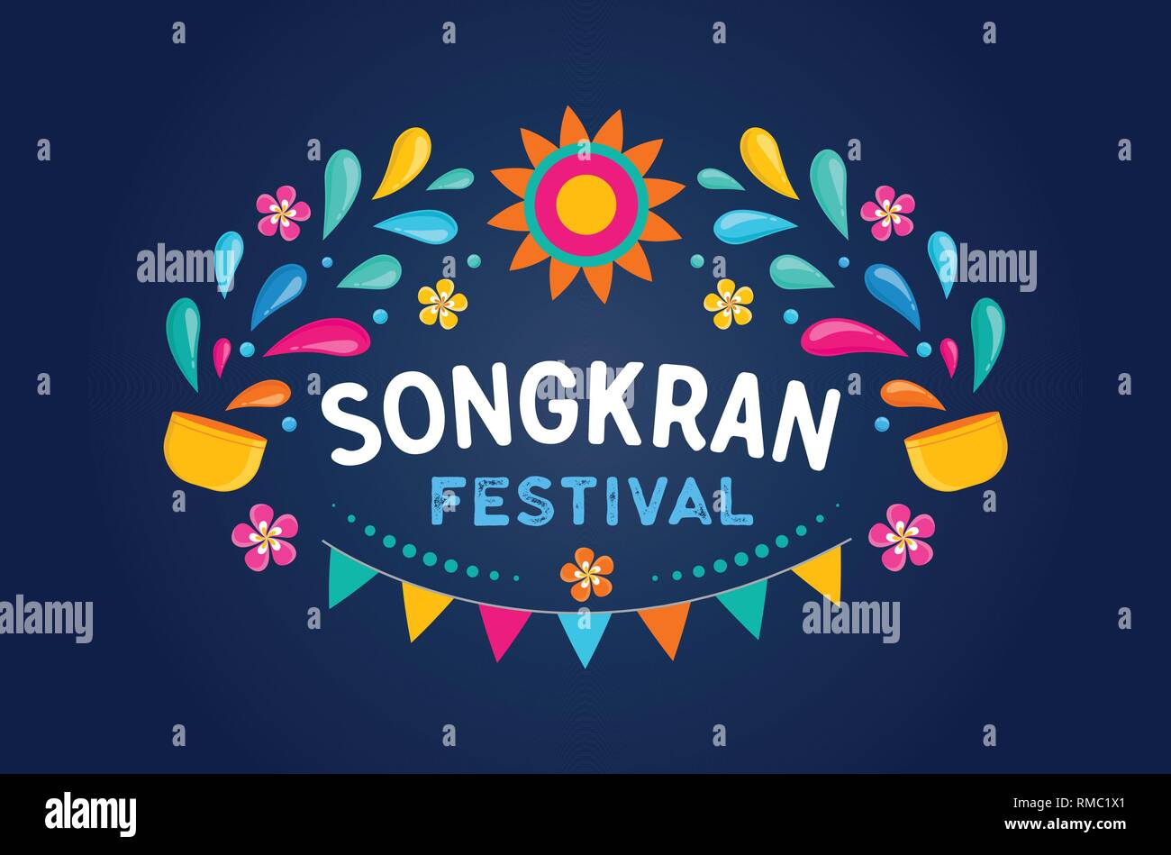 Songkran Water Festival In Thailand Thai New Year National