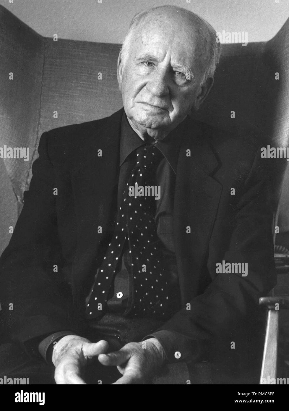 Karlfried Graf von Duerckheim (1896-1988), a German psychotherapist. Stock Photo