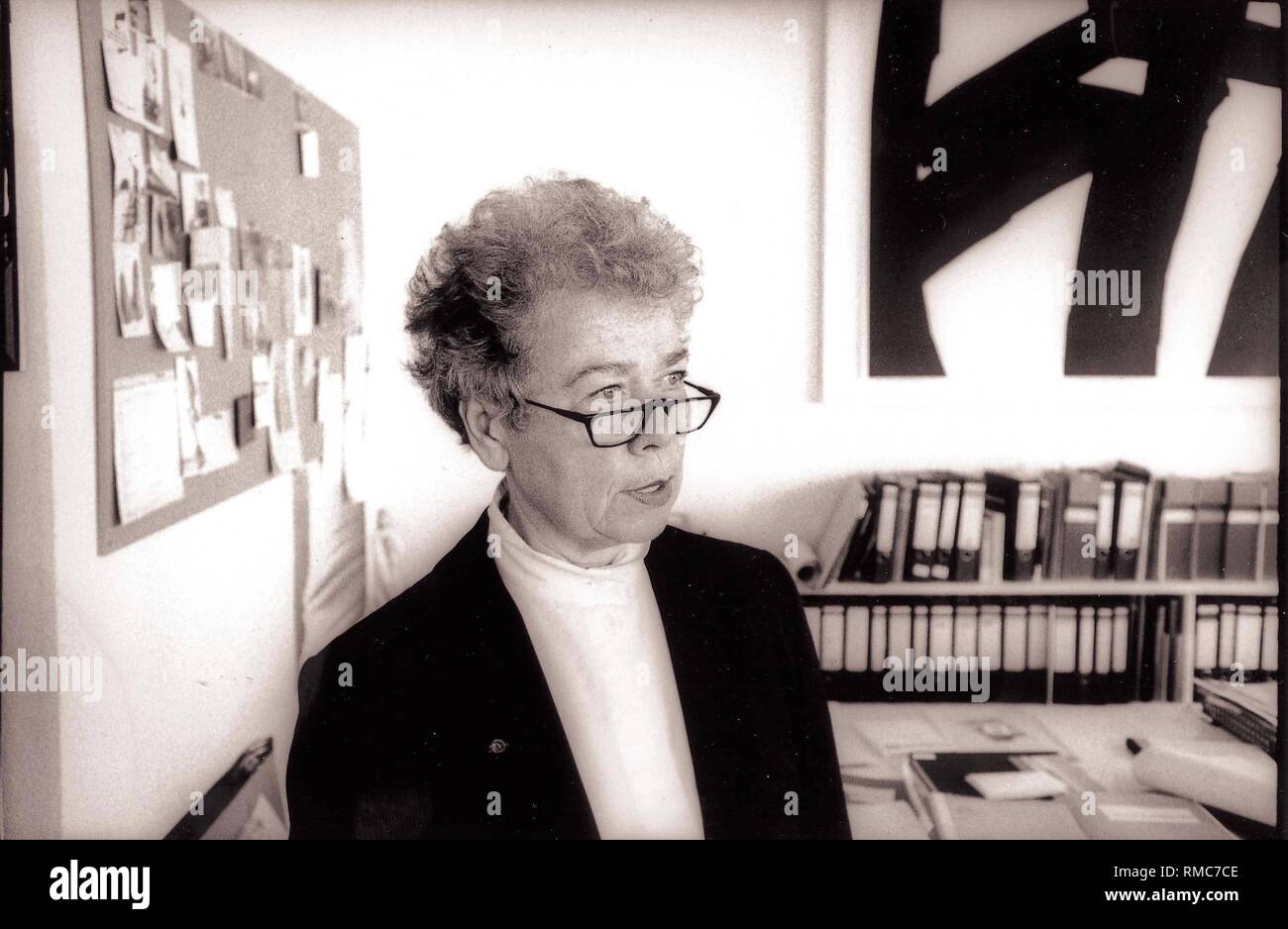 Dr. Sabine Fehlemann, since 1985 director of the Von der Heydt Museum in Wuppertal. Stock Photo