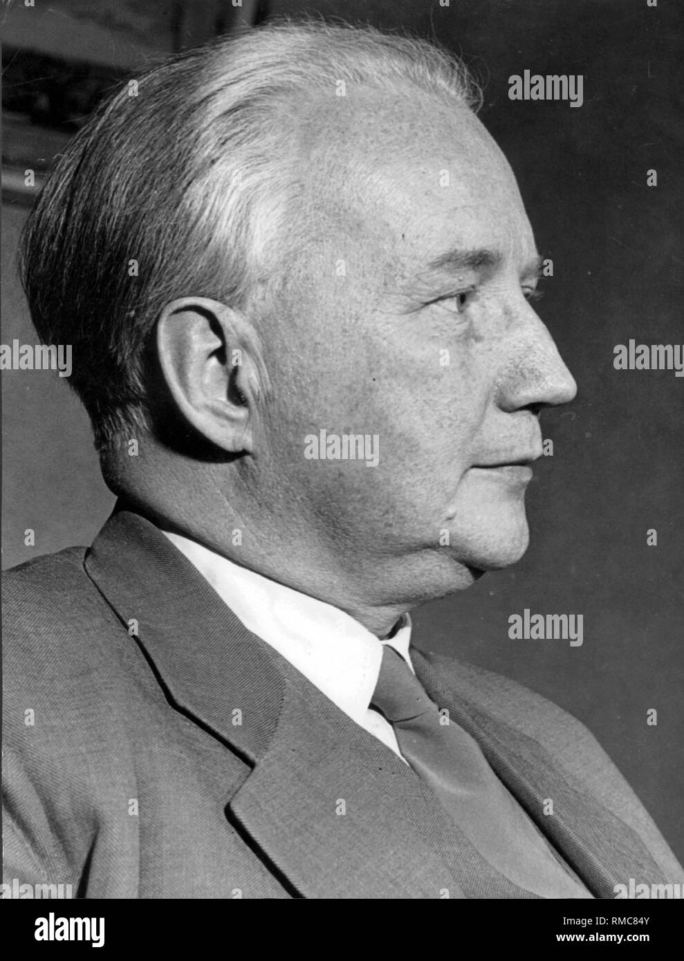 Hans-Christoph Seebohm (1903-67), Federal Minister of Transport between 1949-66. (undated photo) Stock Photo