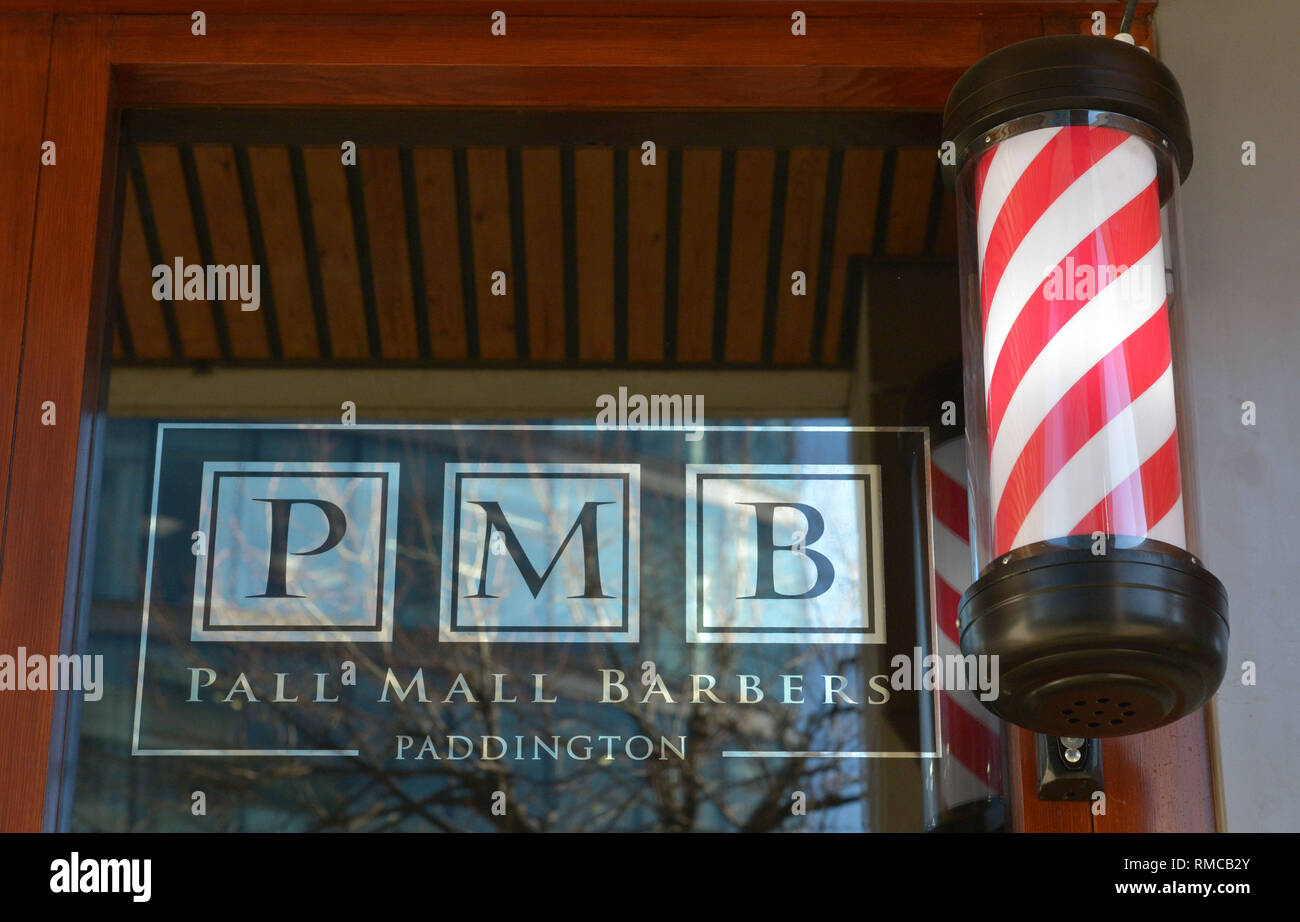 The Pall Mall Barbers in Paddington, west London, where the The Duke of