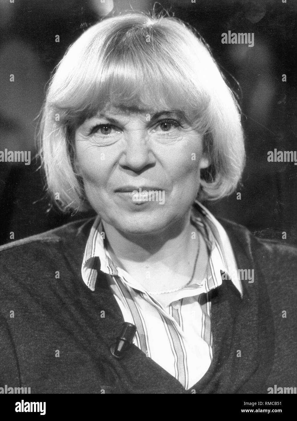 Helga Koenigsdorf, a writer from the GDR. Stock Photo