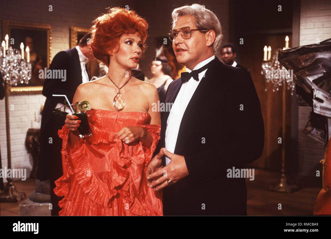 Diether Krebs and Iris Berben in the comedy show 'Sketchup' Stock Photo