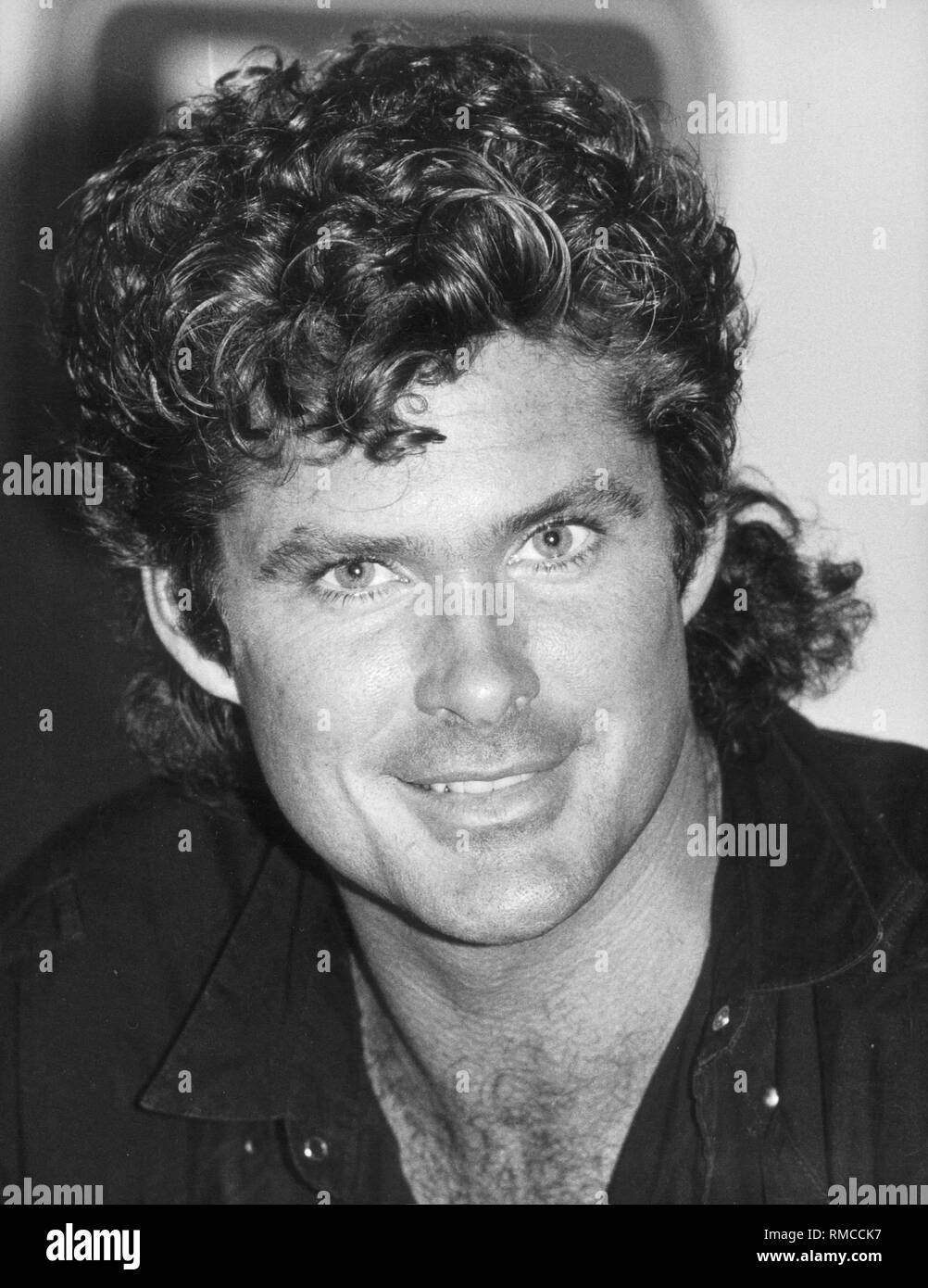 David Hasselhoff, an American actor and singer. Stock Photo