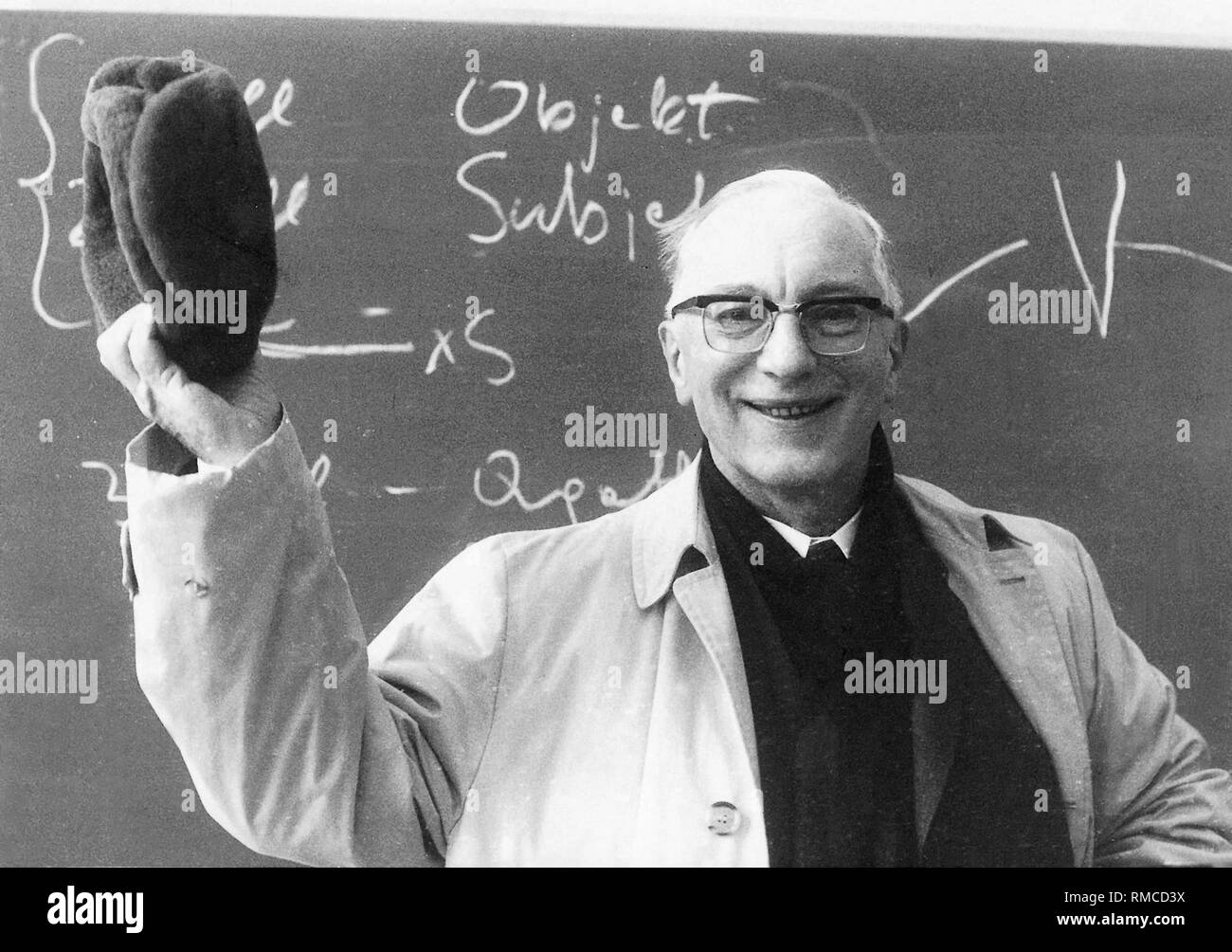 Eric Voegelin (1901-1985), an Austrian political scientist. Stock Photo