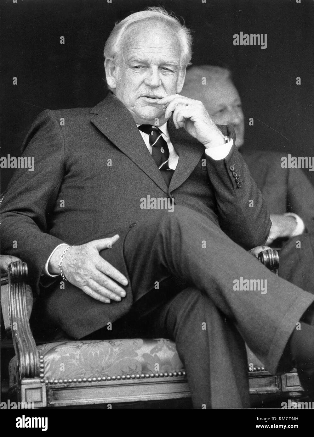 Rainier iii, prince of monaco Black and White Stock Photos & Images Alamy