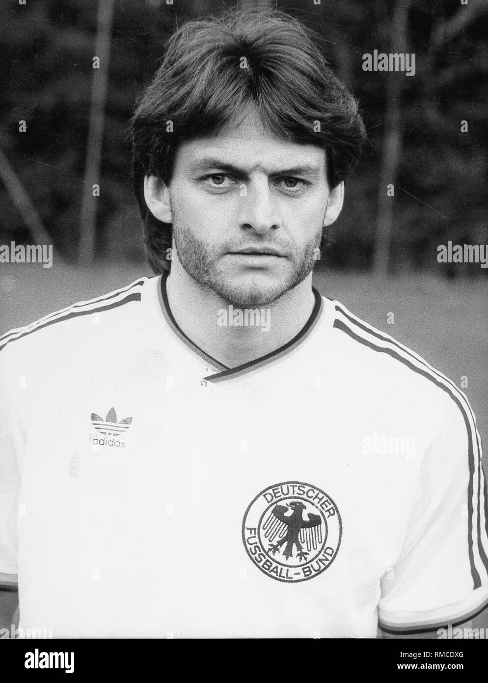 Mathias Herget in the jersey of the German national football team. Stock Photo