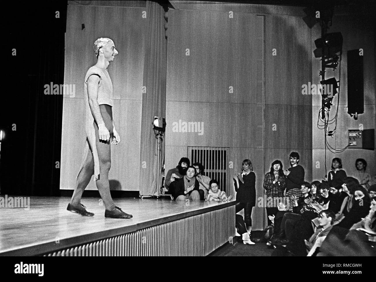 Germany, Berlin, 26.02.1987, Dance, Yves Musard in the CCF (Center Culturel Franzaise). Stock Photo