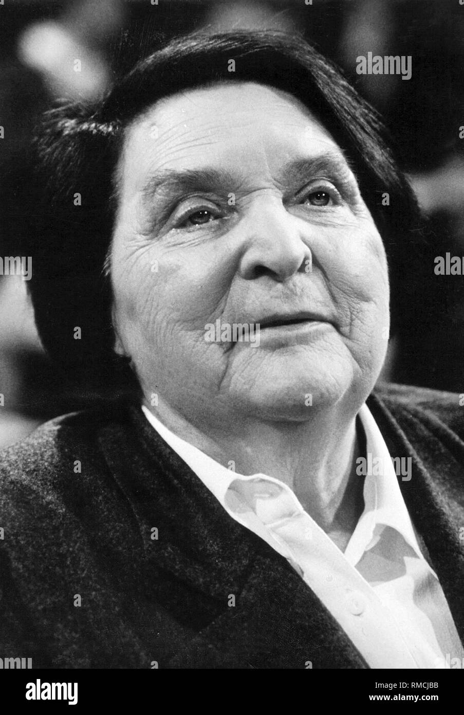 Maria Graefin von Maltzan, a veterinarian and author from Berlin-Kreuzberg. Between 1942 -1945 she hid persecuted Jews in her apartment and made them possible to escape from Germany. Stock Photo