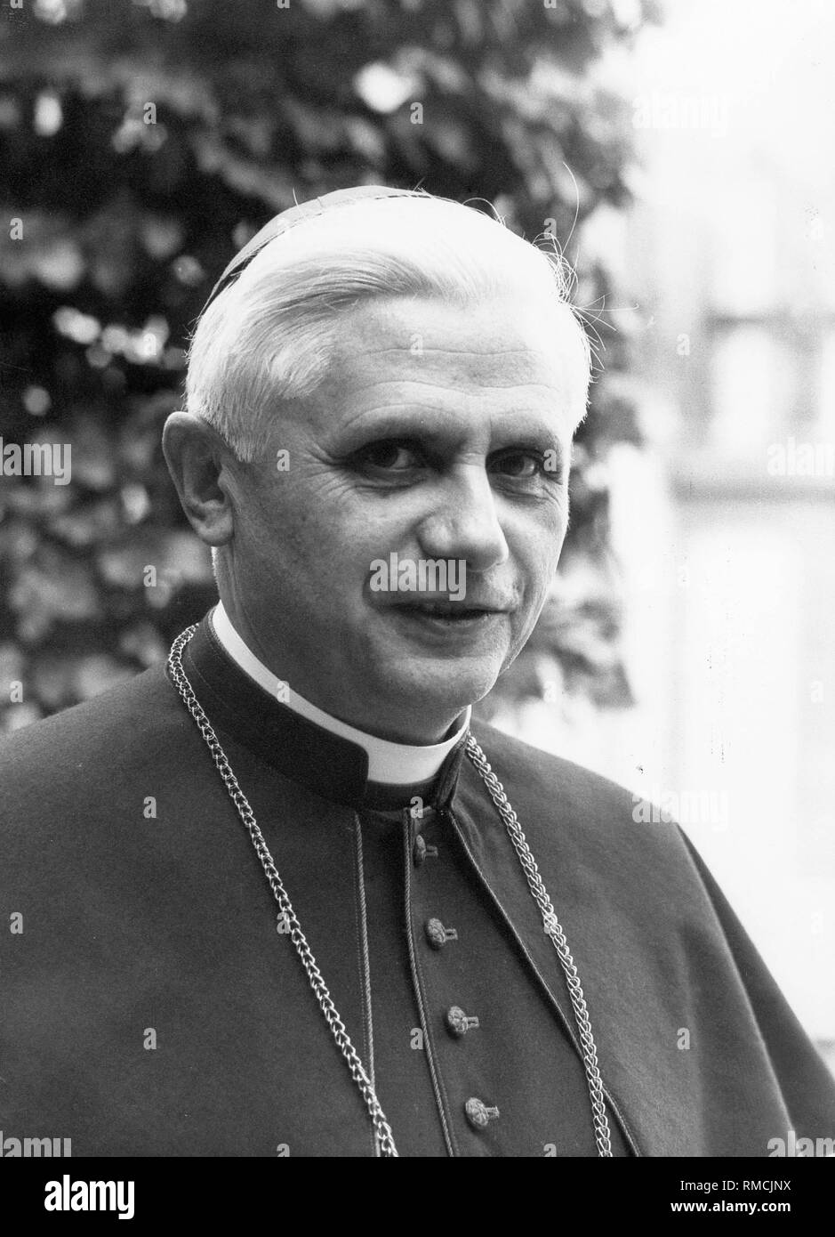 Cardinal Joseph Ratzinger, Archbishop of Munich and Freising. Stock Photo