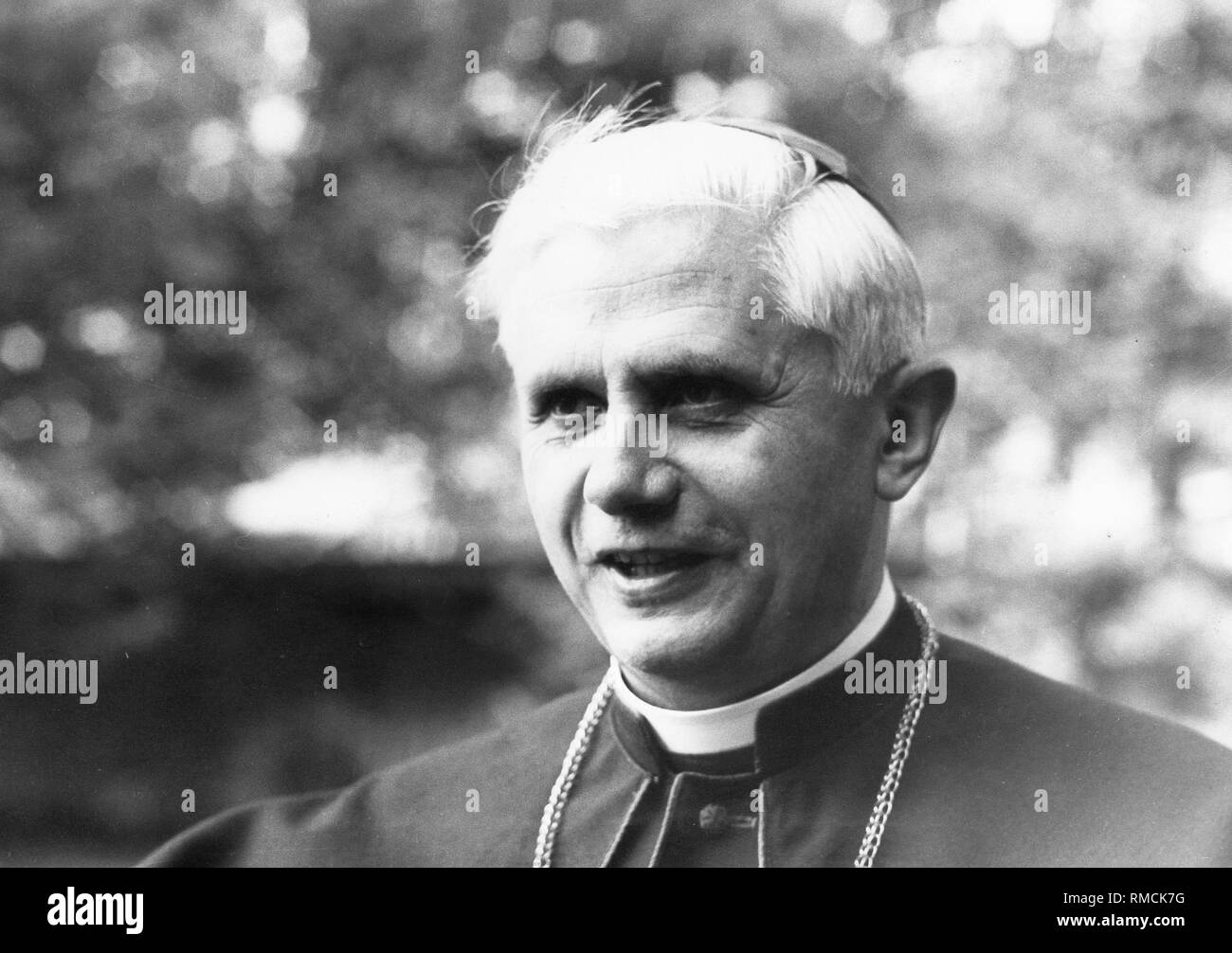 Cardinal Joseph Ratzinger, Archbishop of Munich and Freising. Stock Photo