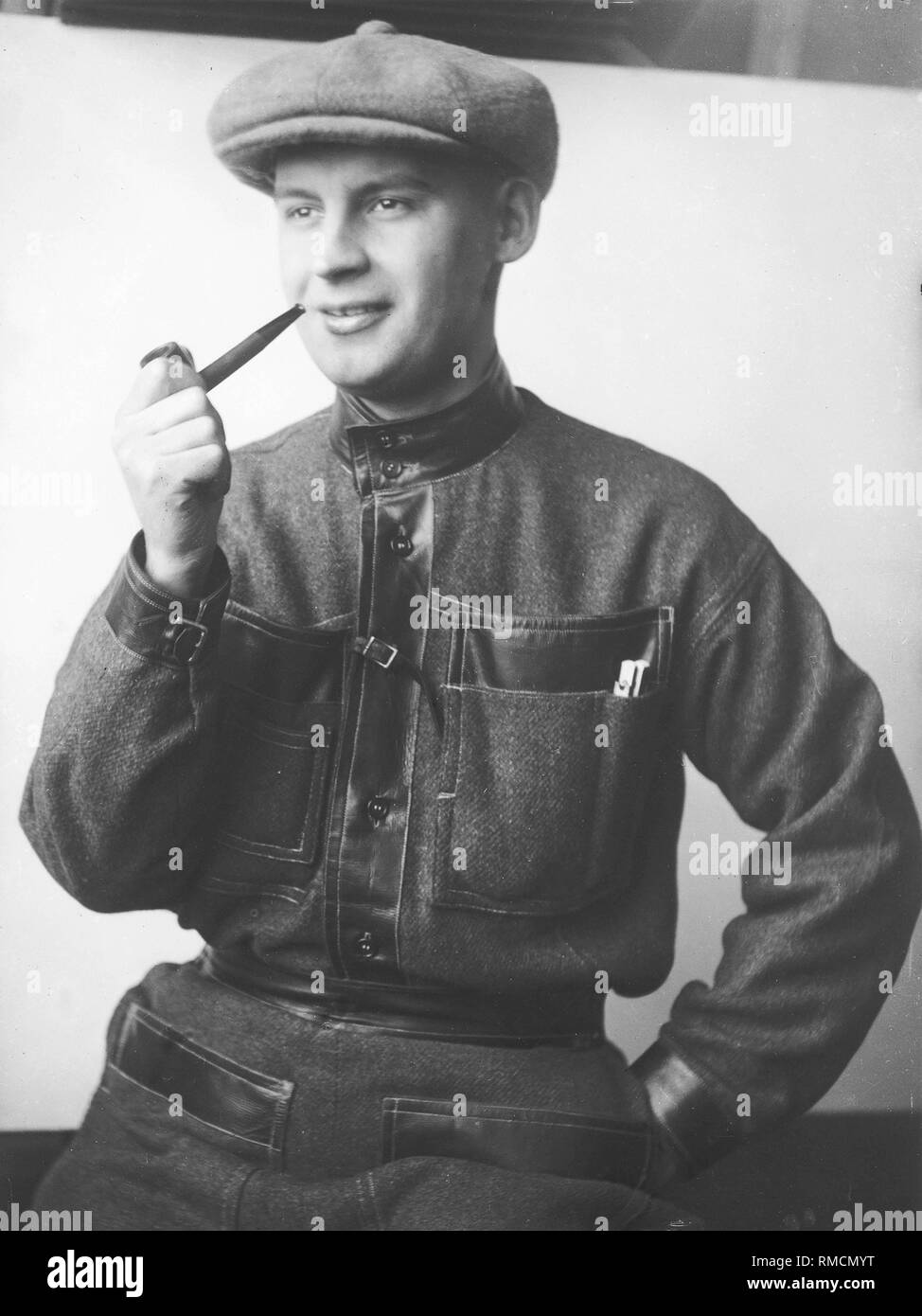 Portrait of the artist, photographer and graphic designer Alexander Rodchenko (1891-1956). Photograph Stock Photo
