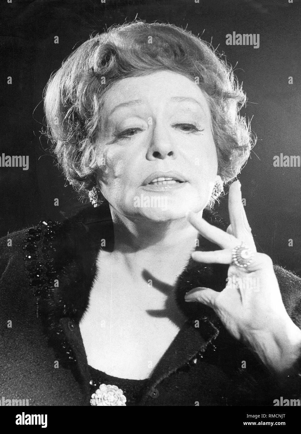 Zarah Leander (1907-1981), a Swedish actress and singer Stock Photo - Alamy