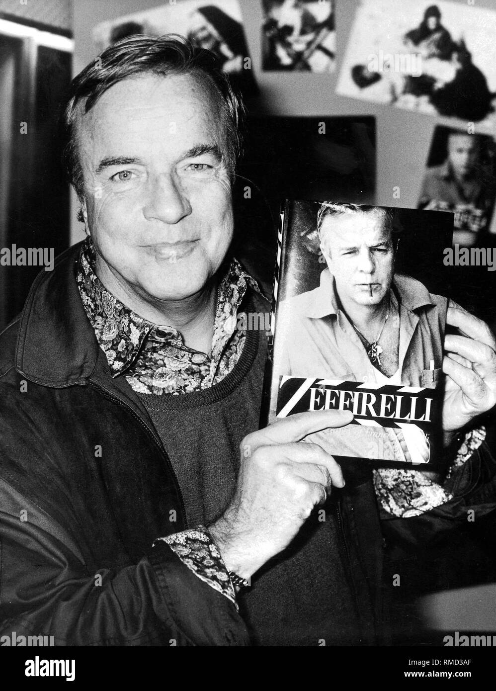 Franco Zeffirelli, Italian director and set designer (photograph from