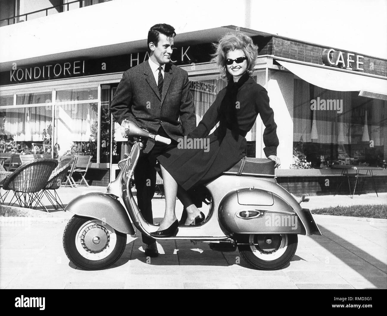 Vespa from the year 1958 Stock Photo - Alamy
