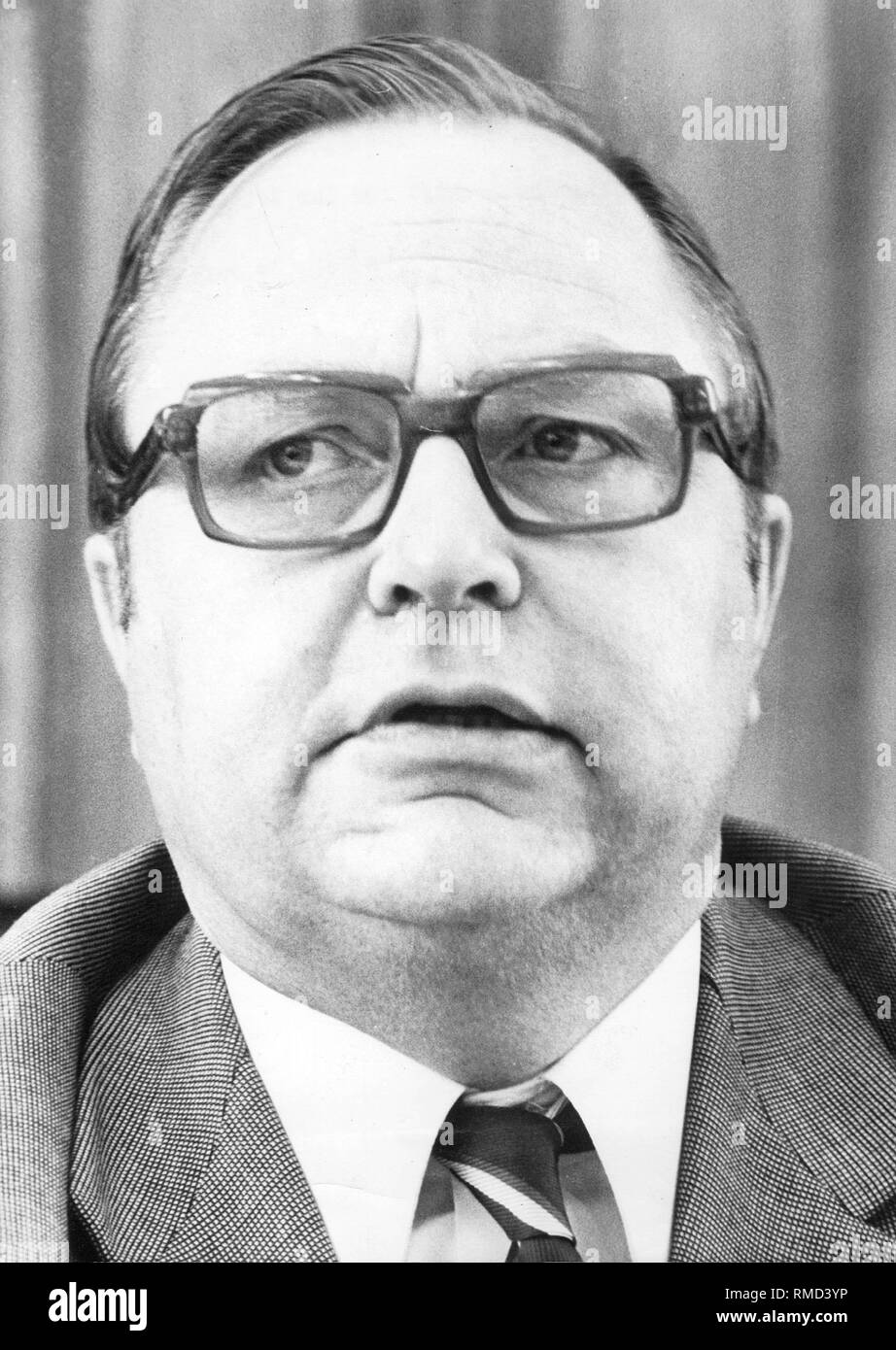 Horst Herold, President of the Federal Criminal Police Office Stock