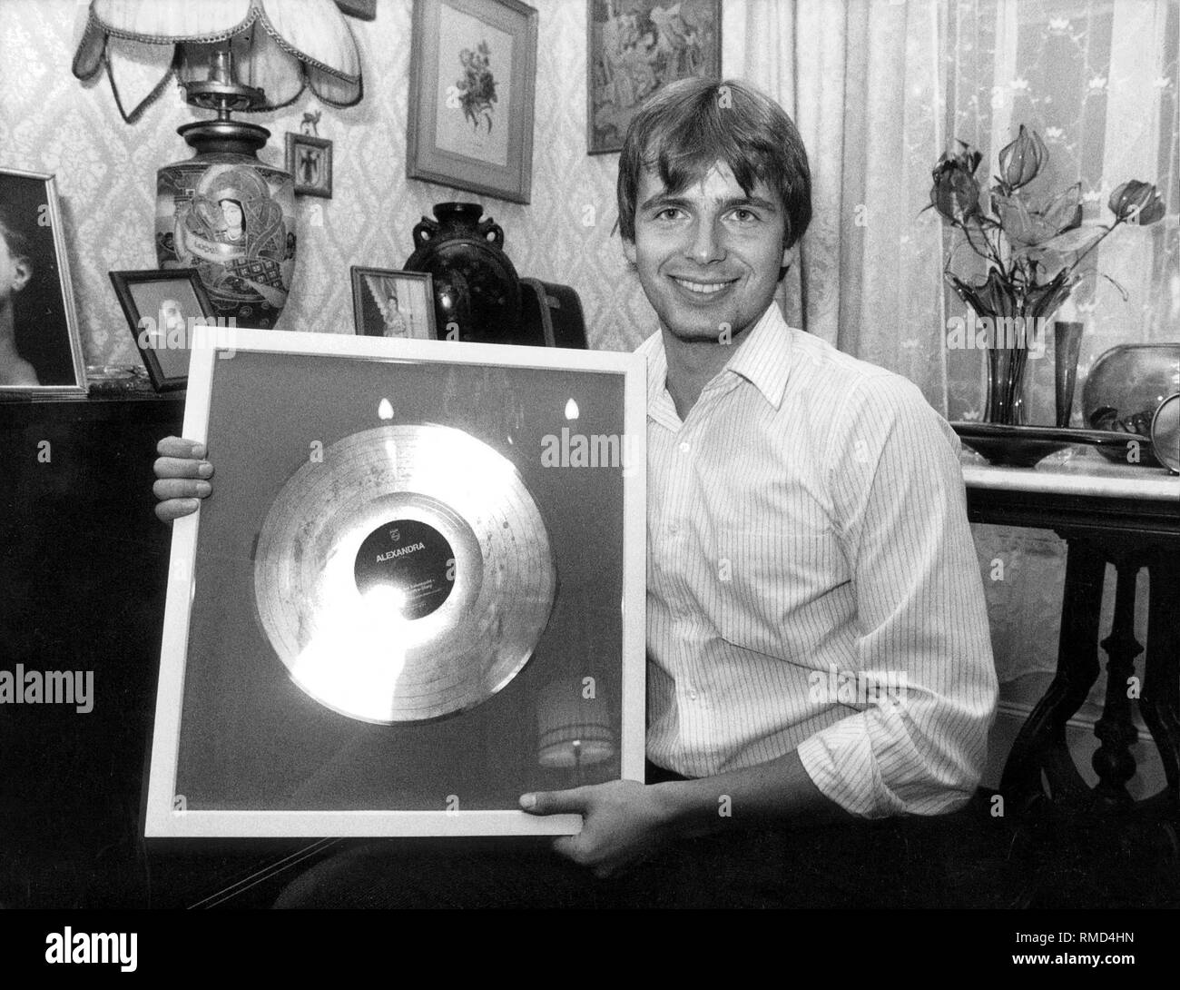 Alexandra's son Sascha Nefedov (20) recently got a Golden Record for ...