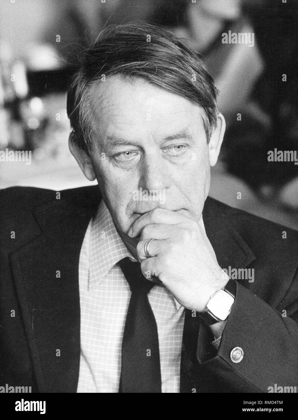 Siegfried Lenz (born 1926), a German writer. Stock Photo