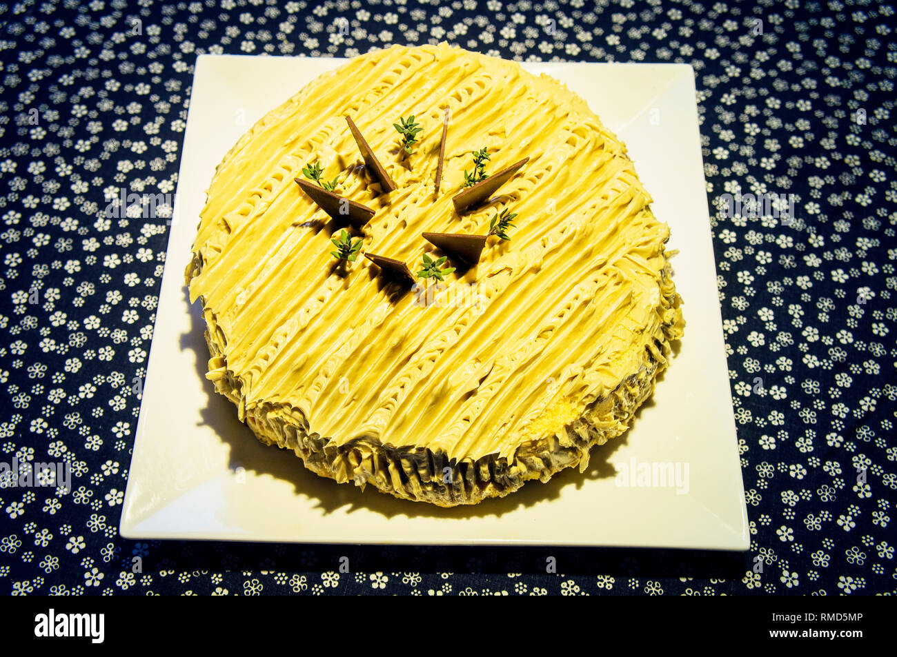 coffee pie with chocolade, cake  (CTK Photo/Libor Sojka) Stock Photo