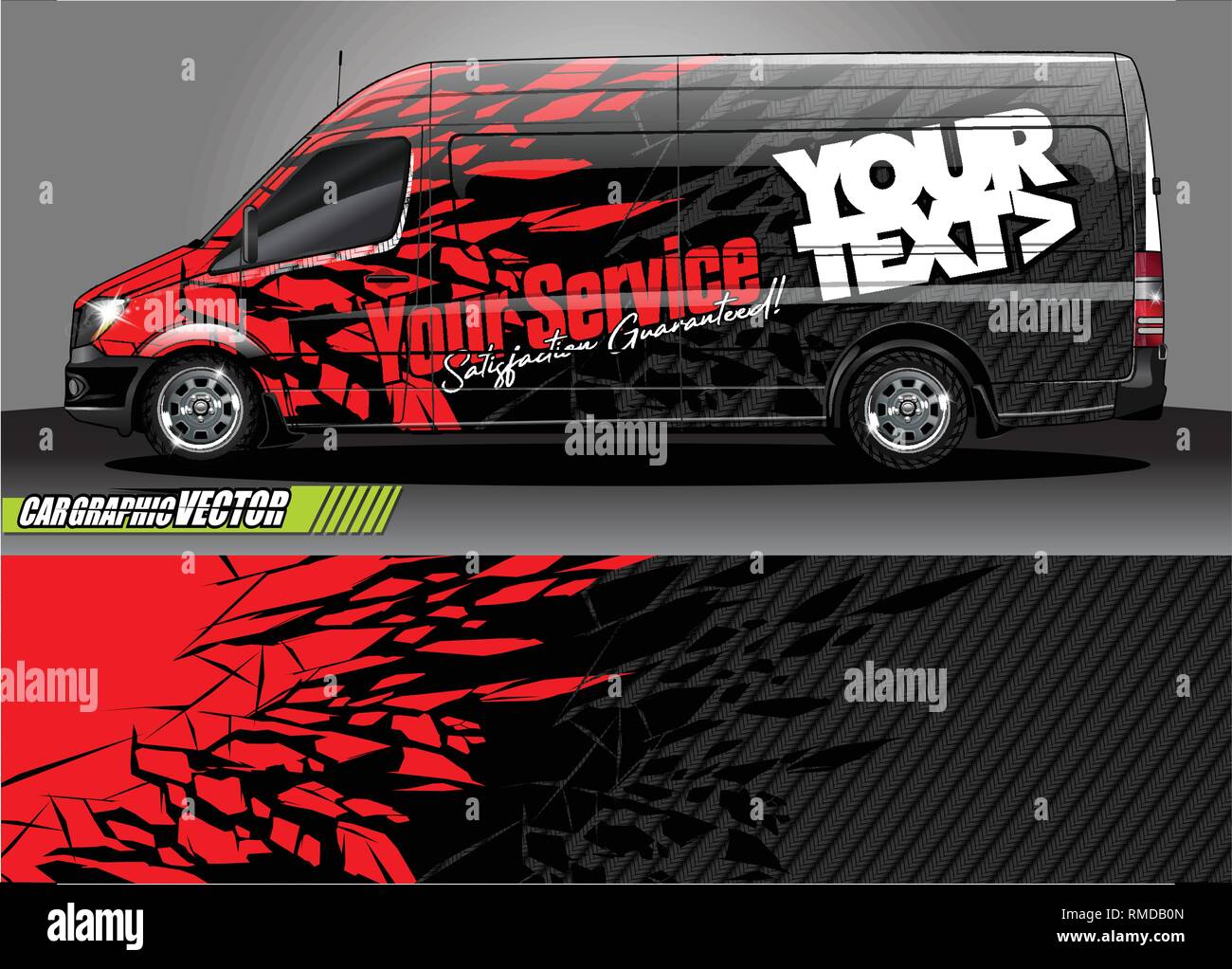 car wrap design. simple lines with abstract background vector concept