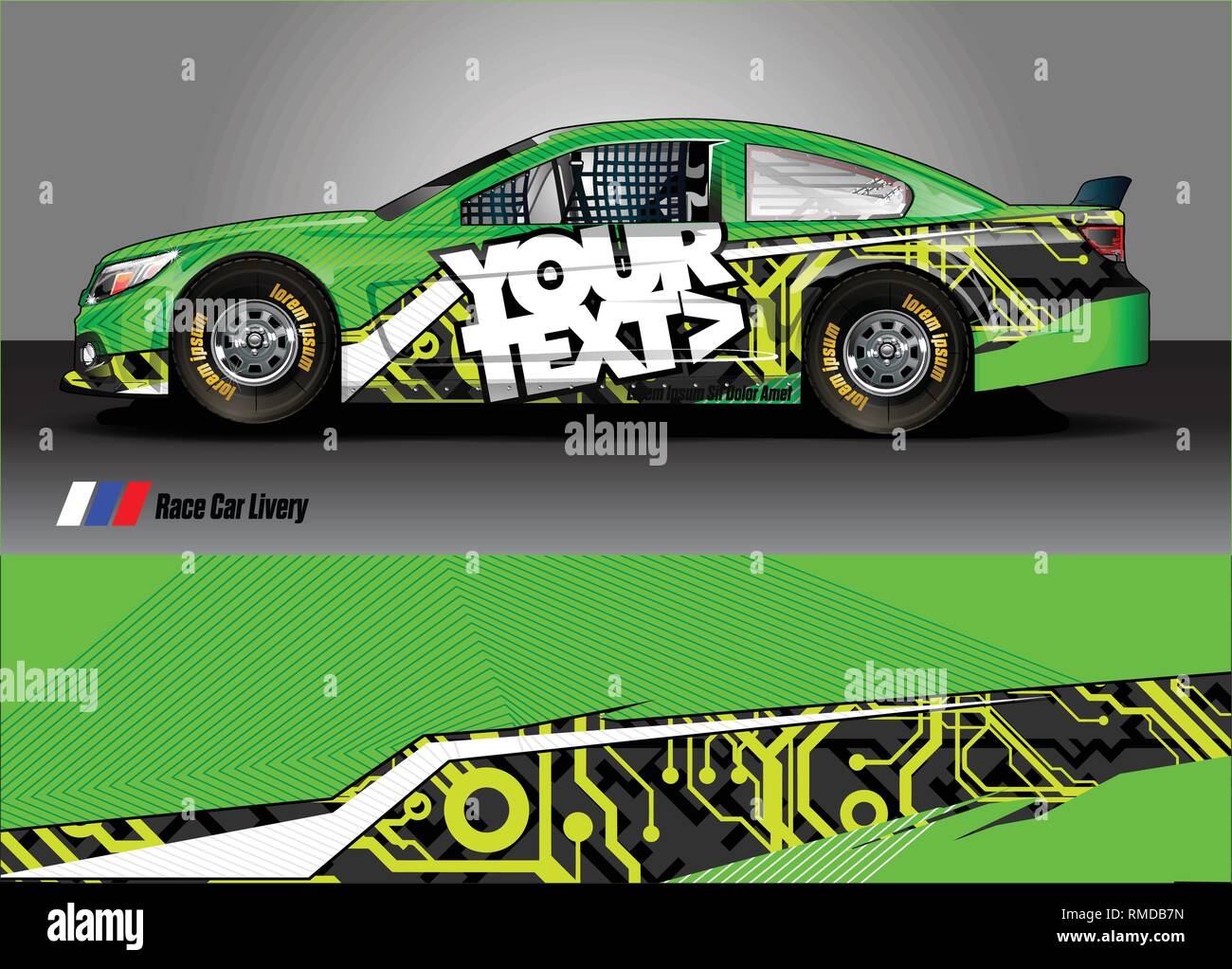 dirt race car body design